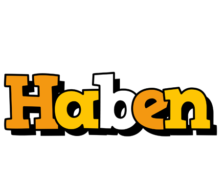 Haben cartoon logo