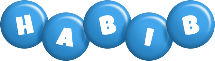 Habib candy-blue logo