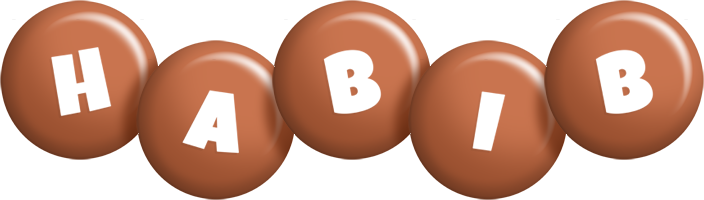 Habib candy-brown logo