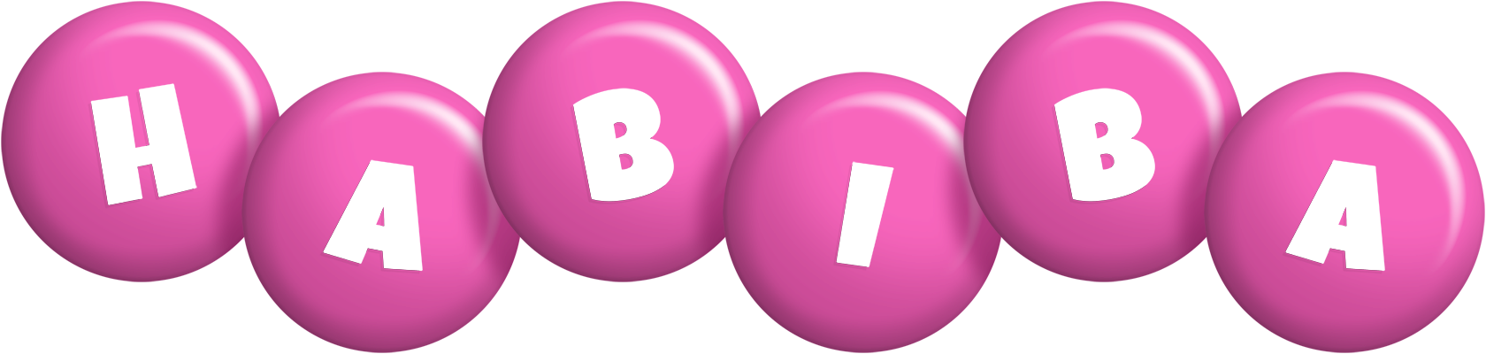 Habiba candy-pink logo
