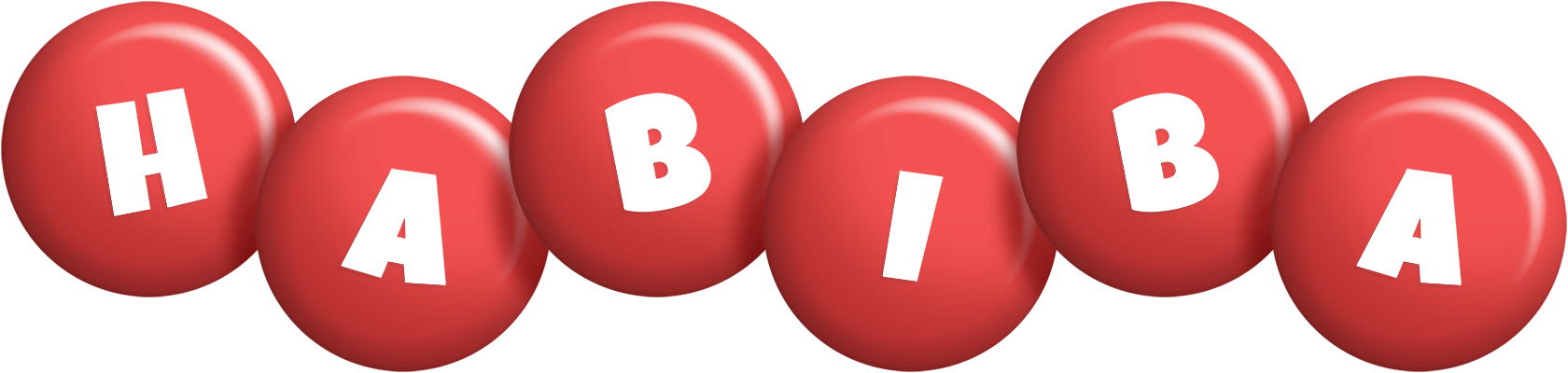 Habiba candy-red logo