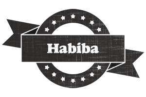 Habiba grunge logo