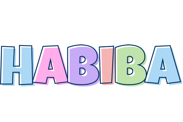 Habiba pastel logo