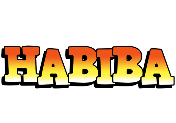 Habiba sunset logo