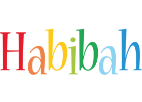 Habibah birthday logo