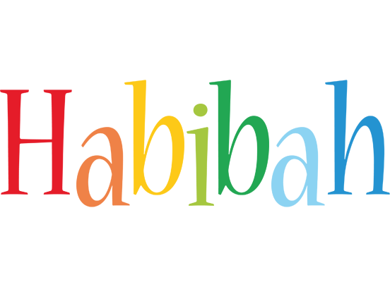 Habibah birthday logo