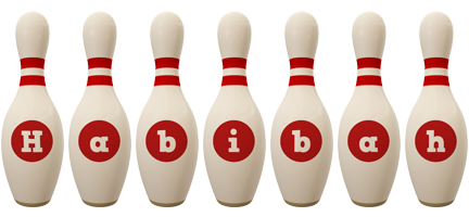 Habibah bowling-pin logo