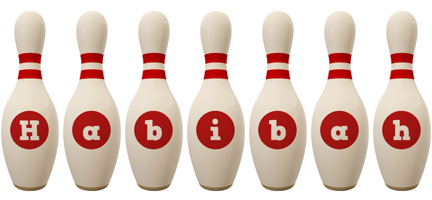 Habibah bowling-pin logo
