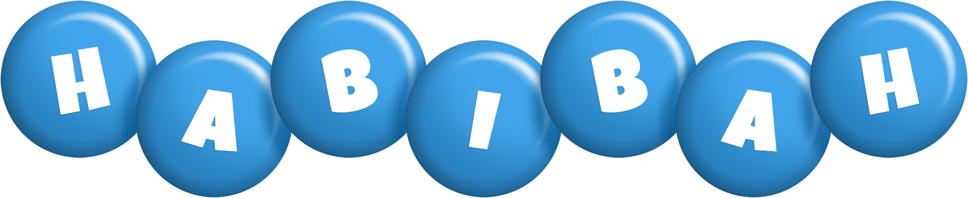 Habibah candy-blue logo