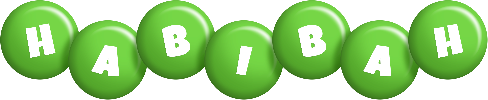 Habibah candy-green logo