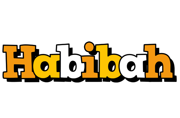 Habibah cartoon logo