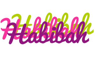 Habibah flowers logo