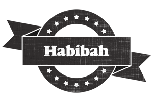 Habibah grunge logo