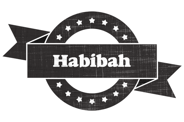 Habibah grunge logo
