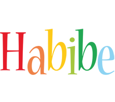 Habibe birthday logo