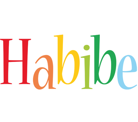 Habibe birthday logo