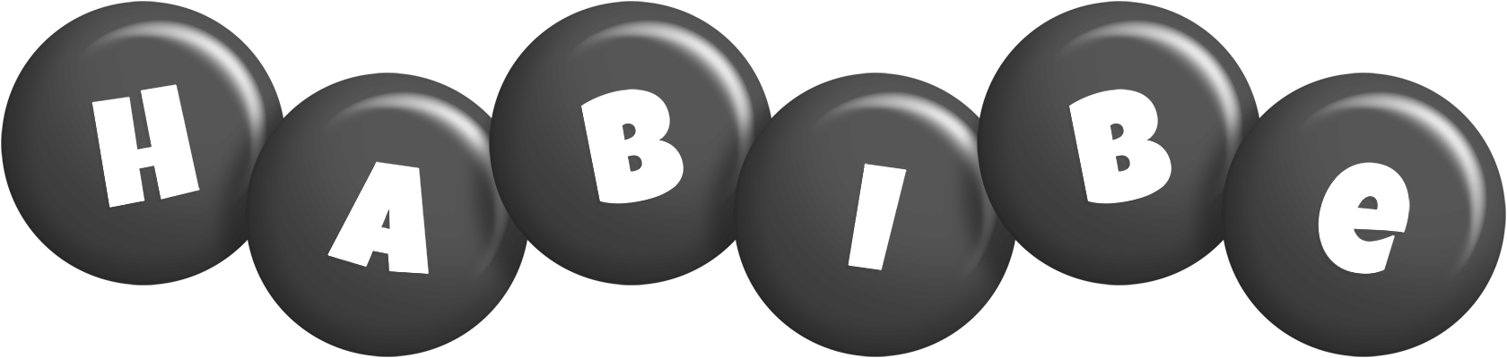 Habibe candy-black logo