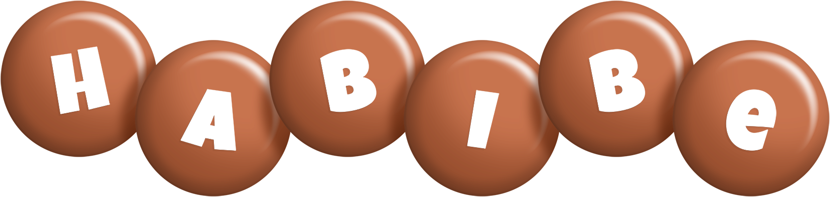 Habibe candy-brown logo