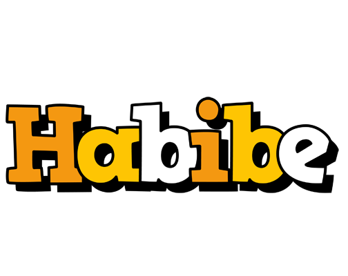 Habibe cartoon logo