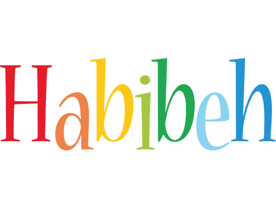 Habibeh birthday logo