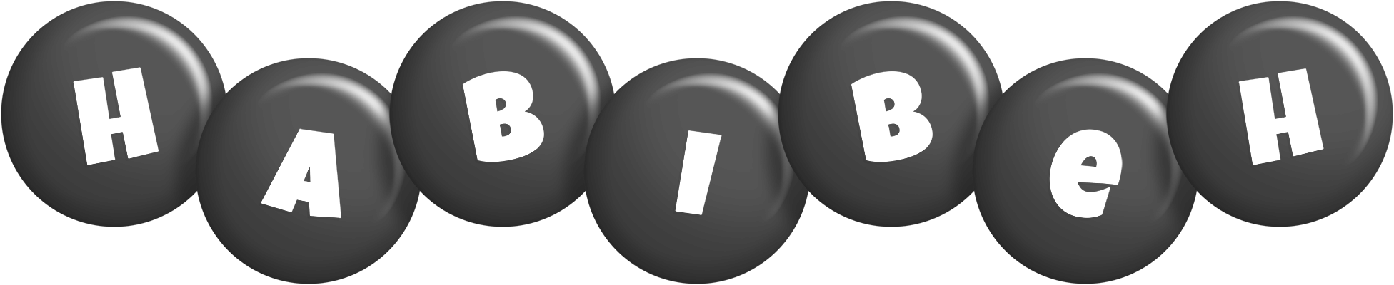 Habibeh candy-black logo
