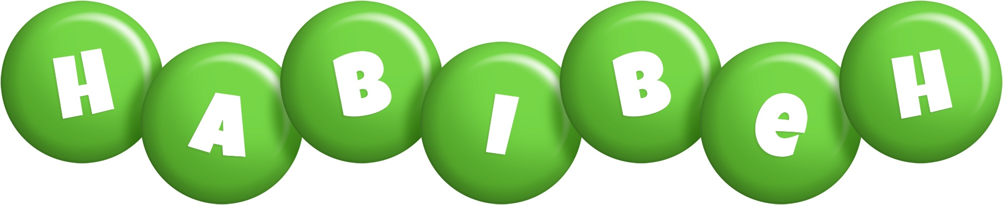 Habibeh candy-green logo