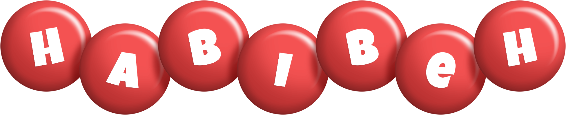 Habibeh candy-red logo