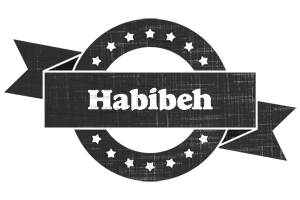 Habibeh grunge logo