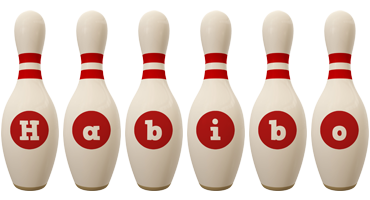 Habibo bowling-pin logo