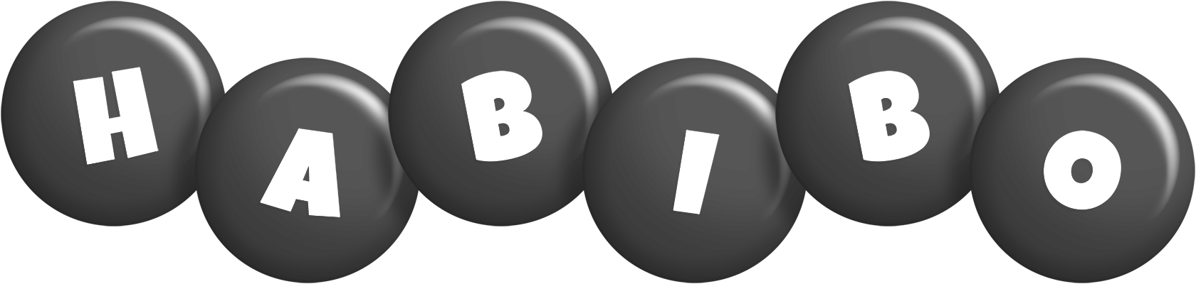 Habibo candy-black logo