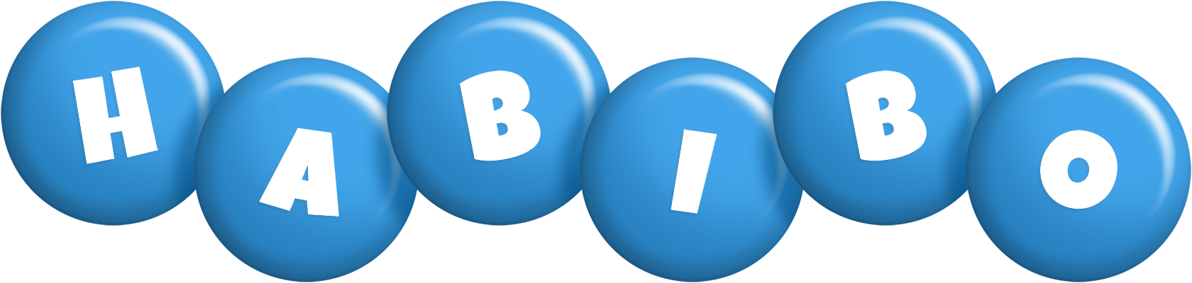Habibo candy-blue logo