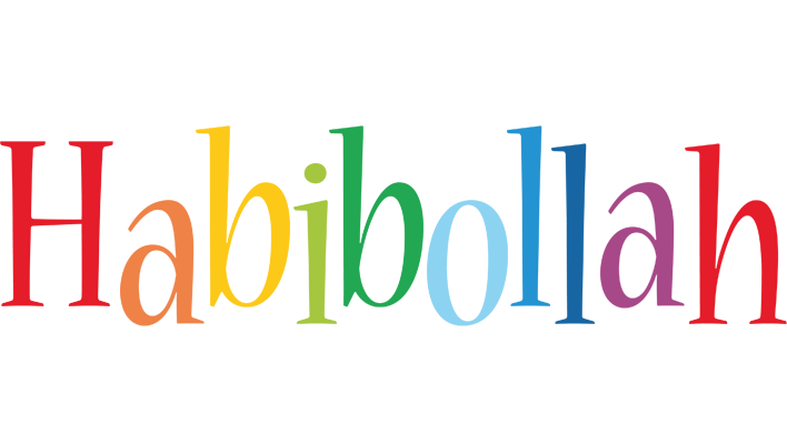 Habibollah birthday logo