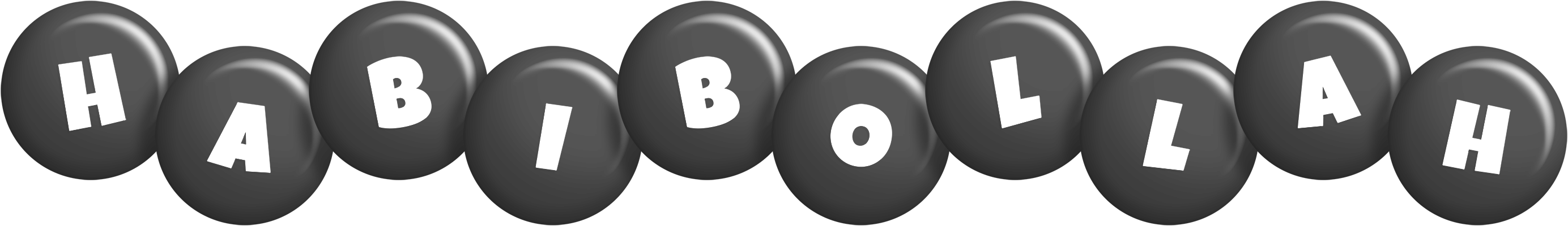 Habibollah candy-black logo