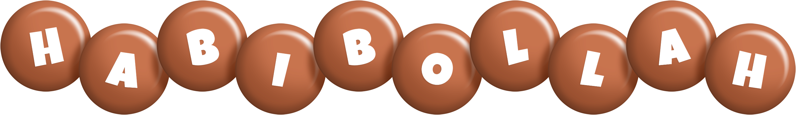 Habibollah candy-brown logo