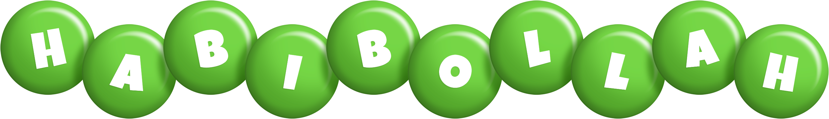 Habibollah candy-green logo