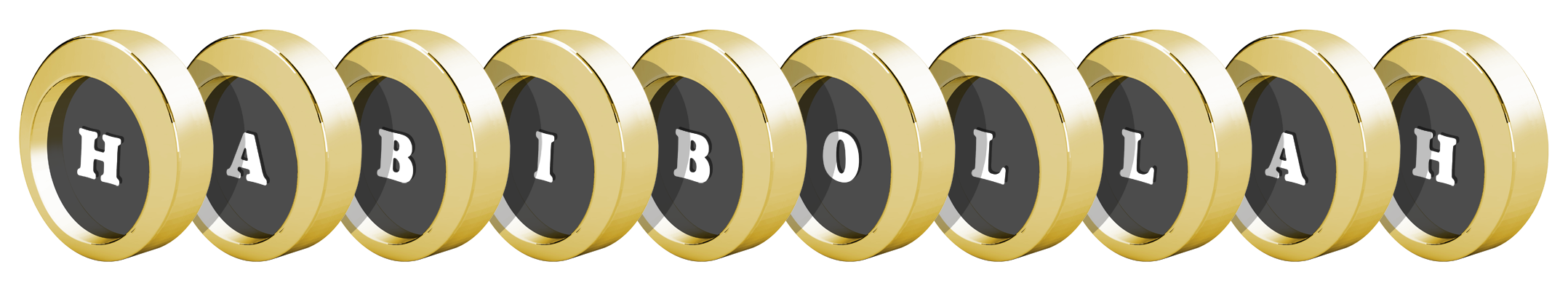 Habibollah gold logo