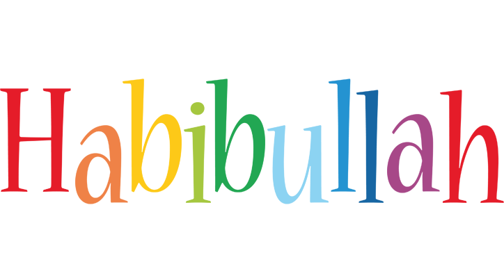 Habibullah birthday logo