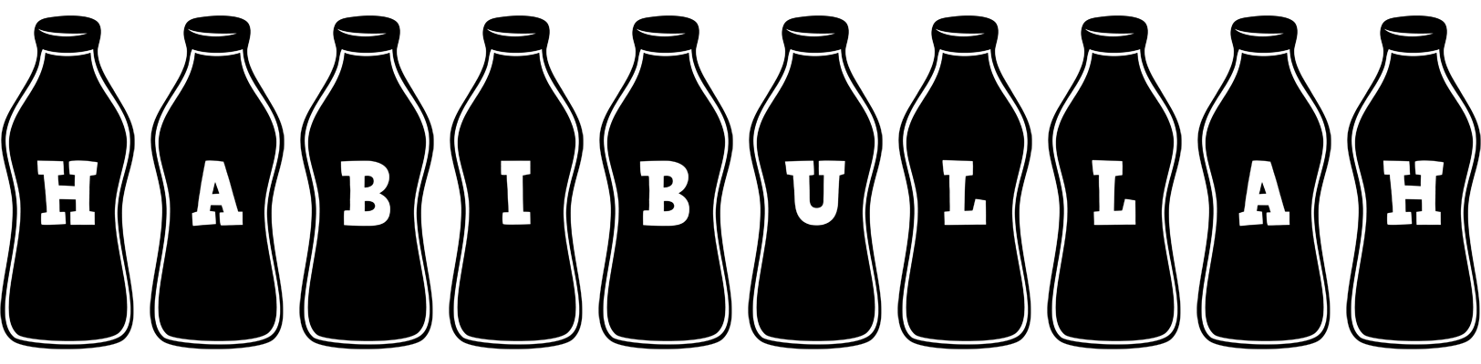 Habibullah bottle logo