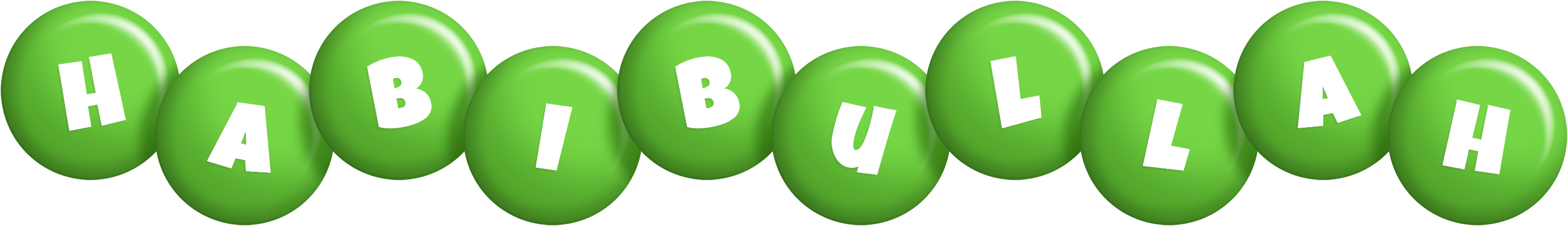 Habibullah candy-green logo