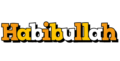 Habibullah cartoon logo