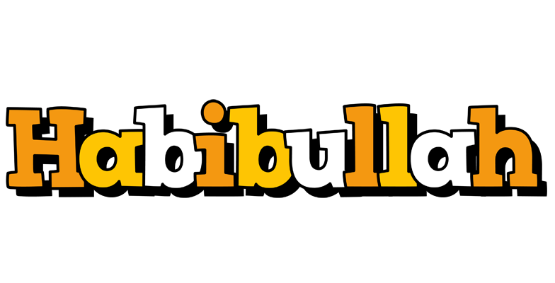 Habibullah cartoon logo