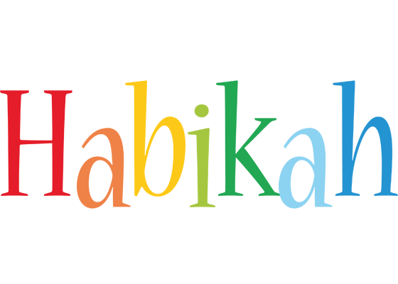 Habikah birthday logo