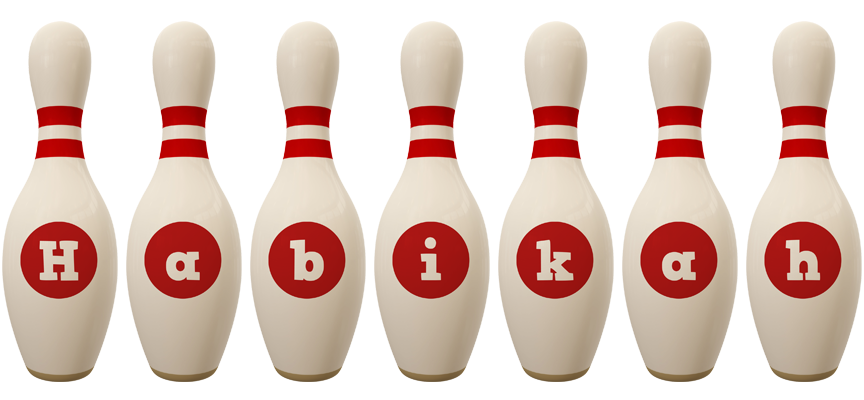 Habikah bowling-pin logo