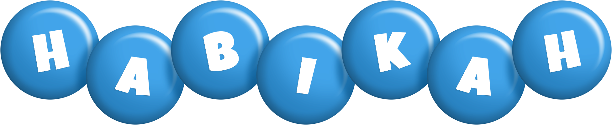 Habikah candy-blue logo