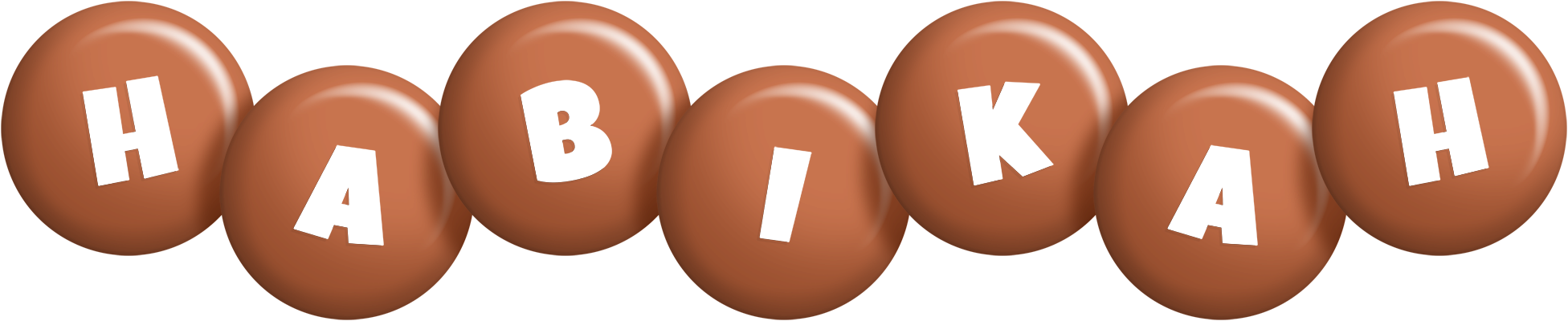 Habikah candy-brown logo