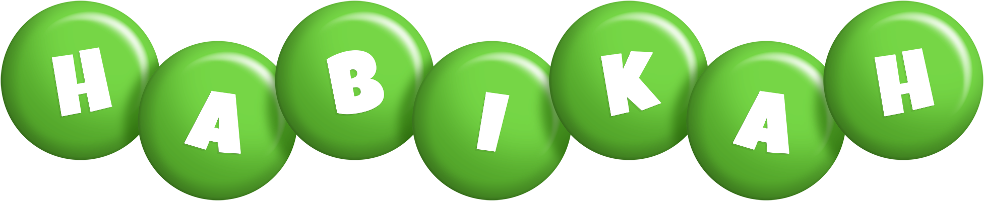 Habikah candy-green logo