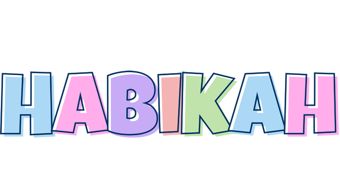 Habikah pastel logo