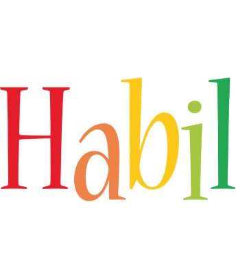 Habil birthday logo