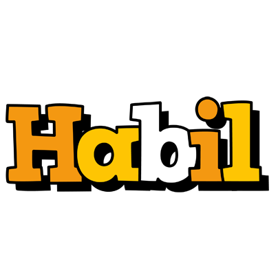 Habil cartoon logo