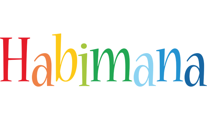 Habimana birthday logo